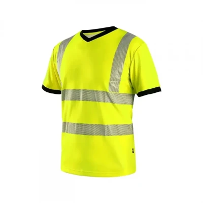 Tricou de înaltă vizibilitate CXS RIPON, galben-ne / CXS / Reflectorizanta