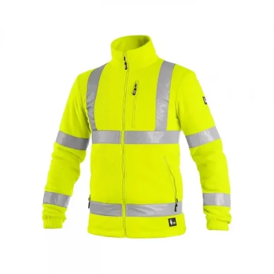 Geacă din fleece CXS PRESTON, de înaltă vizibilita / CXS / Reflectorizanta