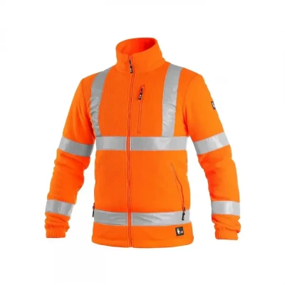 Geacă din fleece CXS PRESTON, de înaltă vizibilita / CXS / Reflectorizanta
