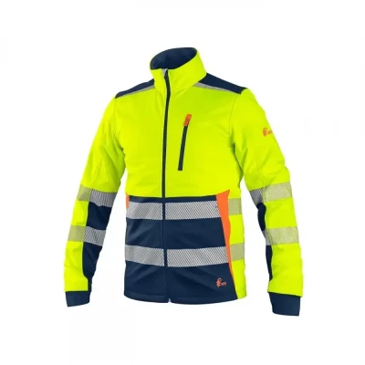 Geacă softshell CXS BENSON, de înaltă vizibilitate / CXS / Reflectorizanta