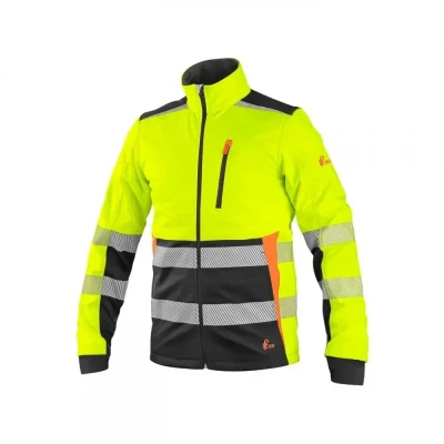 Geacă softshell CXS BENSON, de înaltă vizibilitate / CXS / Reflectorizanta