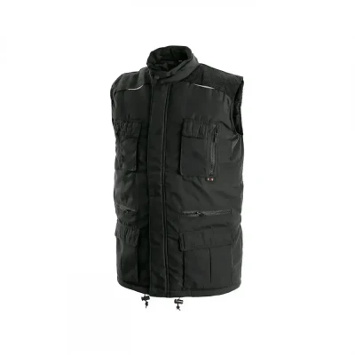 Vestă de iarnă CXS OHIO, pentru bărbați, negru / CXS / Veste vatuite, de iarna