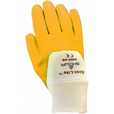 Manusi Nitril 4400Y / Showa / Textile impregnate in nitril