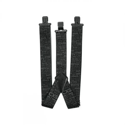 Bretele CXS DARREN, negru / CXS / Genunchiere, Centuri, Brauri, Orteze, Accesorii im
