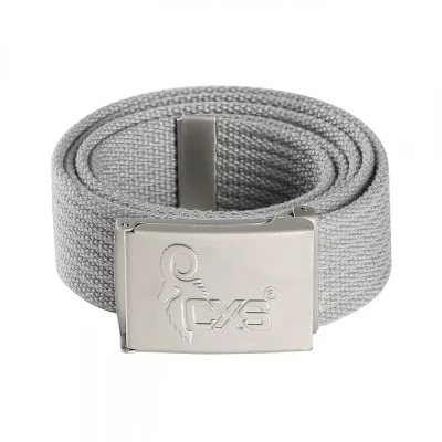 Curea CXS KARUK, gri, 3,5 cm, textilă, cataramă cu / CXS / Genunchiere, Centuri, Brauri, Orteze, Accesorii im