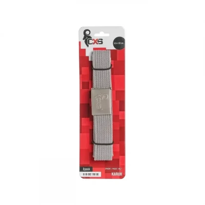 Curea CXS KARUK, gri, 3,5 cm, textilă, cataramă cu / CXS / Genunchiere, Centuri, Brauri, Orteze, Accesorii im