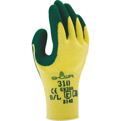 Manusi Latex 310 Green / Showa / Textile impregnate in latex