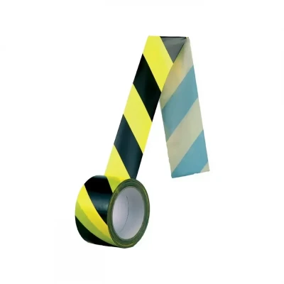 Bandă autoadezivă, galben-negru, 60 mm / CXS / Semnalizare-delimitare