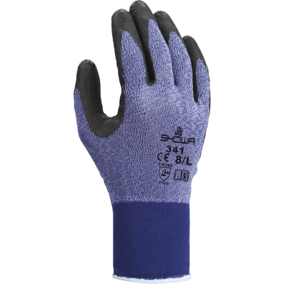 Manusi Latex 341 Purple / Showa / Textile impregnate in latex