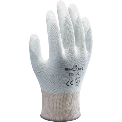 Manusi Poliuretan White B0500 / Showa / Textile impregnate in poliuretan