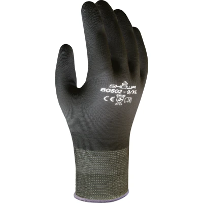 Manusi Poliuretan Black B0502 / Showa / Textile impregnate in poliuretan