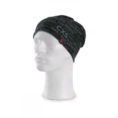 Căciulă CXS DARREN, logo CXS, negru-gri / CXS / Caciuli iarna, Fulare, Cagule