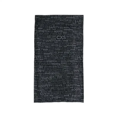 Eșarfă multifuncțională CXS DARREN, logo CXS, negr / CXS / Caciuli iarna, Fulare, Cagule