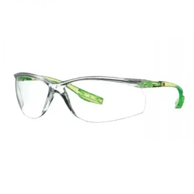 Ochelari 3M Solus CCS, verde lime, transparenți / CXS / Cu lentile transparente
