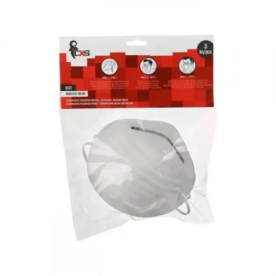 Mască de față CXS DUST, set 3 bucăți / CXS / Semimasti textile antibacteriene