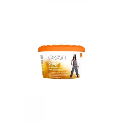 Pastă de curățat pentru mâini VAKAVO ORANGE  600g / CXS / Produse ptr. curatarea pielii