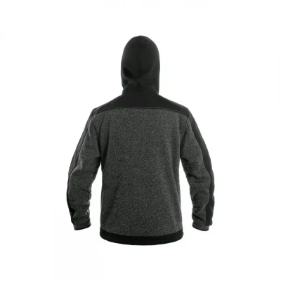 Jachetă CXS INDIANAPOLIS, pentru bărbați, gri-negr / CXS / Hanorace, Fleece, Fashion