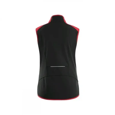 Vestă CXS HEBRON, pentru femei, negru-roșu / CXS / Veste vatuite, de iarna
