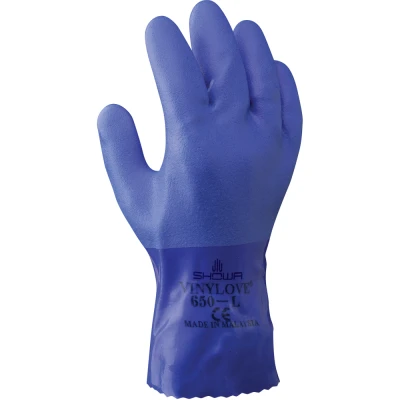 Manusi PVC 650 / Showa / Antichimice din PVC