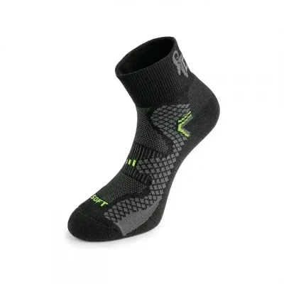 Șosete CXS SOFT, negru-galben / CXS / Sosete