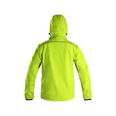 Jachetă softshell CXS DURHAM, pentru bărbați, galb / CXS / Jachete softshell