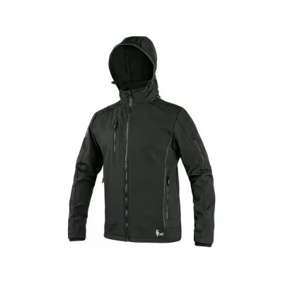 Jachetă softshell CXS DURHAM, pentru bărbați, negr / CXS / Jachete softshell