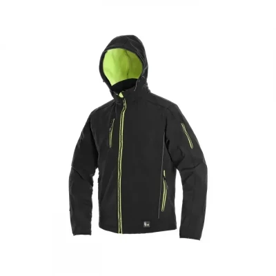 Jachetă softshell CXS DURHAM, pentru bărbați, negr / CXS / Jachete softshell