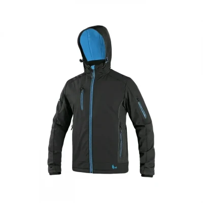 Jachetă softshell CXS DURHAM, pentru bărbați, negr / CXS / Jachete softshell