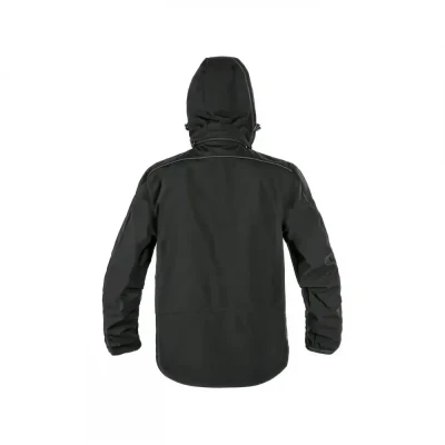 Jachetă softshell CXS DURHAM, pentru bărbați, negr / CXS / Jachete softshell