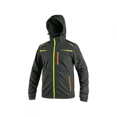 Jachetă CXS NORFOLK, pentru bărbați, negru cu acce / CXS / Jachete softshell