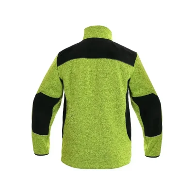 Jachetă CXS GARLAND, pentru bărbați, verde-negru / CXS / Hanorace, Fleece, Fashion