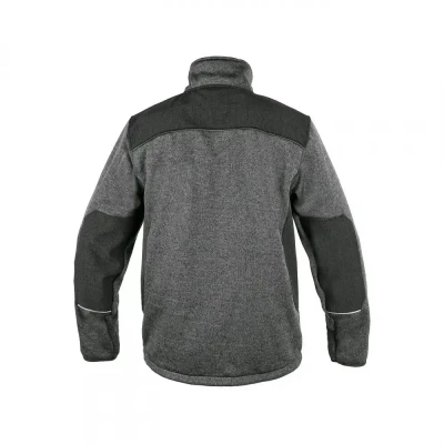 Jachetă CXS GARLAND, pentru bărbați, gri-negru / CXS / Hanorace, Fleece, Fashion