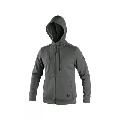 Hanorac CXS HARRISON, pentru bărbați, gri-negru / CXS / Hanorace, Fleece, Fashion