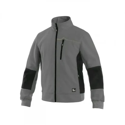 Bluză CXS TEXAS, pentru bărbați, gri-negru / CXS / Hanorace, Fleece, Fashion