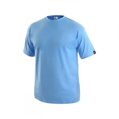 Tricou CXS DANIEL, mânecă scurtă, albastru deschis / CXS / Tricouri la baza gatului