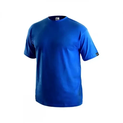 Tricou CXS DANIEL, mânecă scurtă, albastru royal / CXS / Tricouri la baza gatului