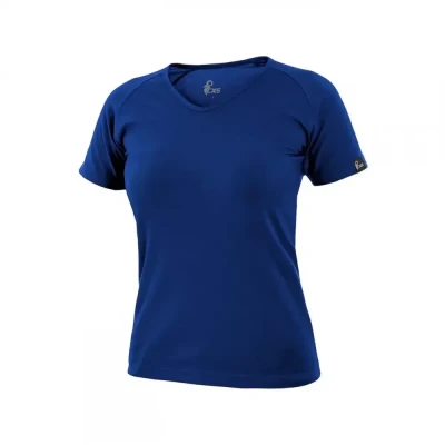 Tricou CXS ELLA, pentru femei, decolteu în V, alba / CXS / Tricouri la baza gatului