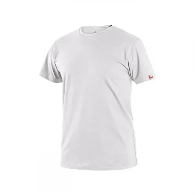 Tricou CXS NOLAN, mânecă scurtă, alb / CXS / Tricouri la baza gatului