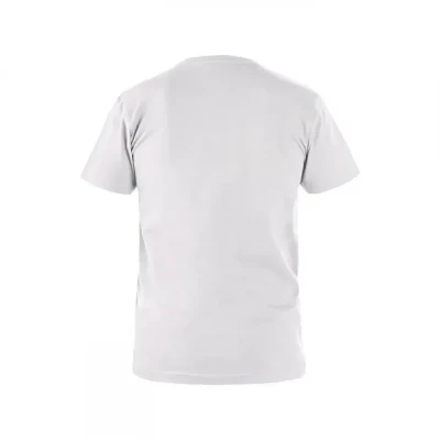 Tricou CXS NOLAN, mânecă scurtă, alb / CXS / Tricouri la baza gatului