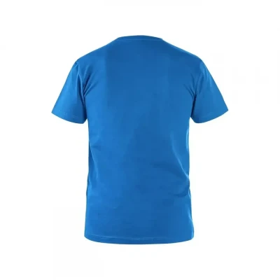 Tricou CXS NOLAN, mânecă scurtă, albastru azur / CXS / Tricouri la baza gatului