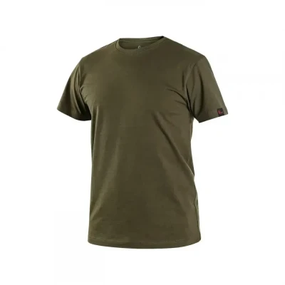 Tricou CXS NOLAN, mânecă scurtă, khaki / CXS / Tricouri la baza gatului