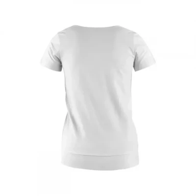 Tricou CXS EMILY, pentru femei, mânecă scurtă, alb / CXS / Tricouri la baza gatului
