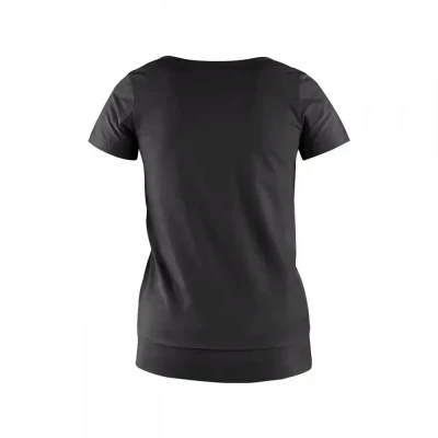 Tricou CXS EMILY, pentru femei, mânecă scurtă, neg / CXS / Tricouri la baza gatului