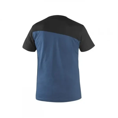 Tricou CXS OLSEN, mânecă scurtă, albastru-negru / CXS / Tricouri la baza gatului
