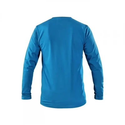 Tricou CXS SIMON, mânecă lungă, albastru azur / CXS / Tricouri cu maneca lunga