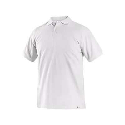 Tricou polo CXS MICHAEL, mânecă scurtă, alb / CXS / Tricouri POLO (cu guler si nasturi)