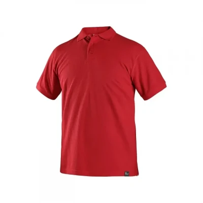Tricou polo CXS MICHAEL, mânecă scurtă, roșu / CXS / Tricouri POLO (cu guler si nasturi)