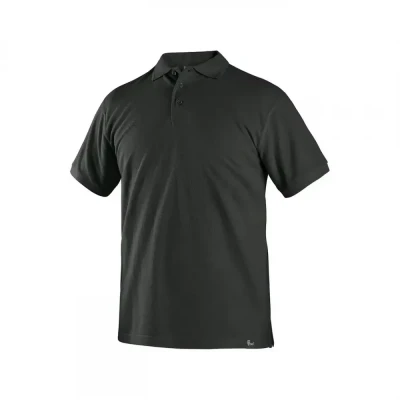 Tricou polo CXS MICHAEL, mânecă scurtă, negru / CXS / Tricouri POLO (cu guler si nasturi)