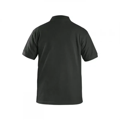 Tricou polo CXS MICHAEL, mânecă scurtă, negru / CXS / Tricouri POLO (cu guler si nasturi)