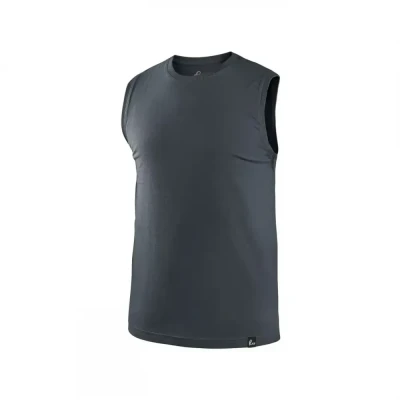 Tricou CXS RICHARD, fără mâneci, gri / CXS / Tricouri la baza gatului